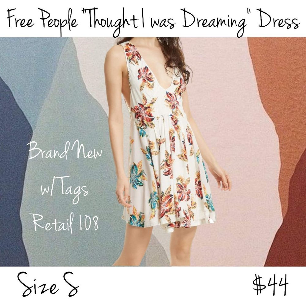 Free People Floral Dress NWT Size Small